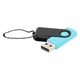 Флешка Designer To Go 2.0 USB 16Gb, бирюзовый/черный