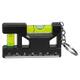 Брелок уровень Tools Pocket level, пластиковый, черный