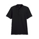 Футболка поло SOFTSTYLE ADULT DOUBLE PIQUE, ЧЕРНЫЙ 4XL