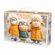 №22 КОРОБКА С ПЛАСТИКОВОЙ РУЧКОЙ На стиле 700 грамм новогодний подарок премиальный
