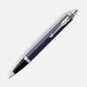 Ручка шариковая Parker IM Core Matte Blue CT, темно-синяя с черным