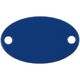 Шильдик металлический Alfa Oval, синий