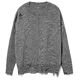 Джемпер оверсайз унисекс Grunge в сумке, серый, размер L/XL