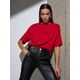 Футболка Oversize Premium, красная, размер S