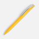 Ручка шариковая Pin Soft Touch, желтая