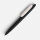 Ручка шариковая Prodir DS5 TRR-P Soft Touch, черная с белым