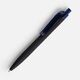 Ручка шариковая Prodir QS01 PRT-T Soft Touch, черная с синим