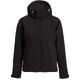 Куртка женская Hooded Softshell черная, размер L