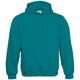 Толстовка Hooded темно-бирюзовая, размер XXS