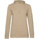 Толстовка с капюшоном женская Hoodie, бежевая, размер L