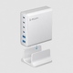 Зарядная станция 4xUSB Type-C, 2xUSB, PD, QC, 160Вт, белый, Deppa