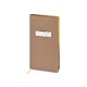 Еженедельник недатированный А6 "Total beige" с нашивкой, бежевый