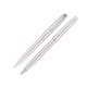 Набор Pierre Cardin PEN&PEN: ручка шариковая + роллер. Цвет - серебристый. Упаковка Е.