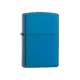 Зажигалка ZIPPO Classic с покрытием Sapphire™, латунь/сталь, синяя, глянцевая, 38x13x57 мм