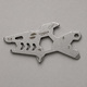 Мини-мультитул карманный Stinger, 60 x 31 мм, 5 функций, акула, нержавеющая сталь, серебристый, в блистере