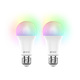 Набор из двух лампочек «IoT CLED M1 RGB», E27, белый