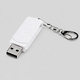 Флешка USB 2.0 Варуна на 64 ГБ, крапчатый белый
