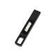 USB 2.0- флешка на 32 Гб c подсветкой логотипа «Hook LED», темно-серый, белая подсветка