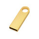 USB 2.0-флешка на 8 Гб с мини чипом и круглым отверстием, золотистыйй