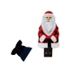 USB-флешка на 128 Гб Дед Мороз Santa под нанесение, белый