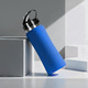 Бутылка для воды "Bottle C1", сталь, soft touch, 600 мл, синий