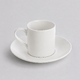 Кофейная пара прямой формы Espresso, 100мл, белый