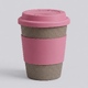 Стакан с силиконовой крышкой "Cafe", dust pink