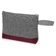 Косметичка двухцветная Trivium, серый/бордовый