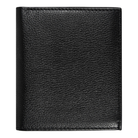 Кошелек с картхолдером Leather Plain, чёрный