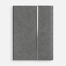 Ежедневник Petrus Flap, недатированный, серый