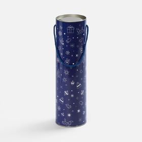 Тубус для бутылки Snowlace, синий