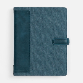 Ежедневник-органайзер Twill, недатированный, синий