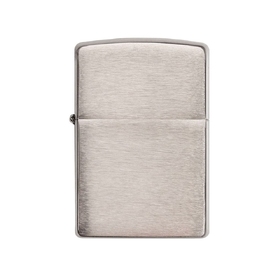 Зажигалка ZIPPO Armor™ c покрытием Brushed Chrome, латунь/сталь, серебристая, матовая, 38x13x57 мм