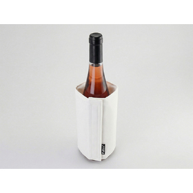 WINE COOLER SATIN WHITE/Охладитель-чехол для бутылки вина или шампанского, белый