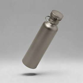 Бутылка для воды из титана "Titan", 750ml, темно-серый