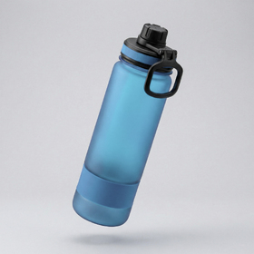 Бутылка «Misty» с ручкой, 850 мл, голубой