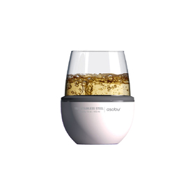 Тумблер для вина WINE KUZIE, белый