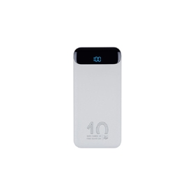 RIVACASE VA2540 (10 000mAh), QC/PD 20W внешний аккумулятор с дисплеем, белый 12/48