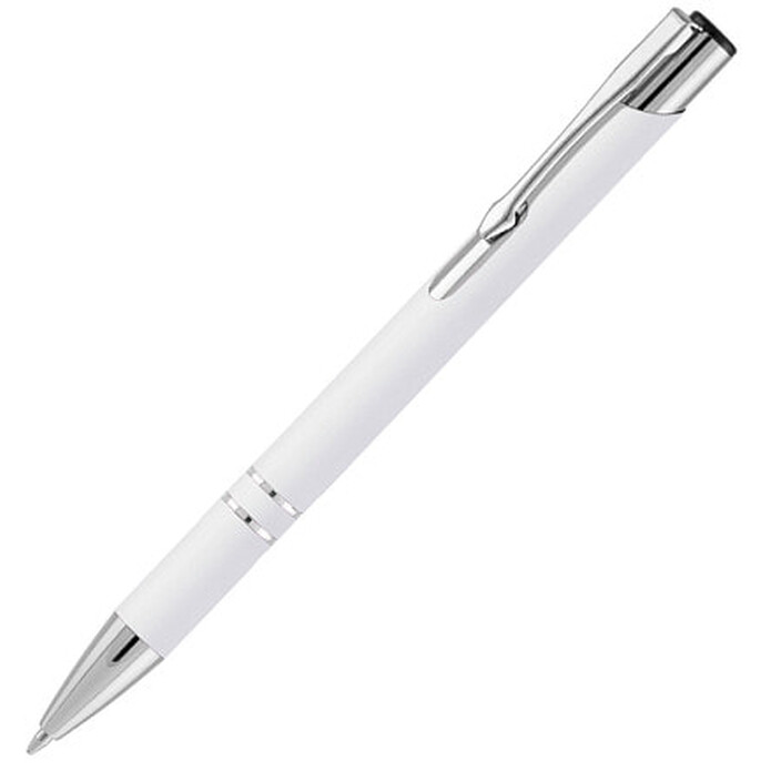 Ручка шариковая Legend Soft Touch, белая