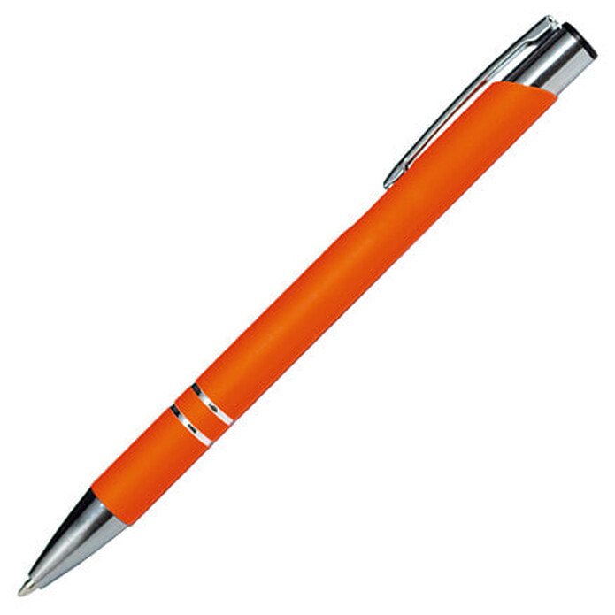 Ручка шариковая Legend Soft Touch, оранжевая