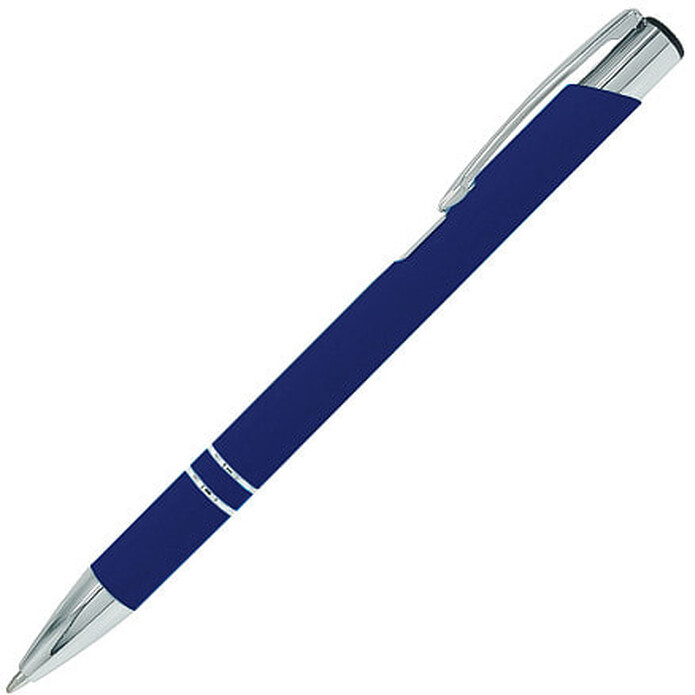 Ручка шариковая Legend Soft Touch, темно-синяя 281 С