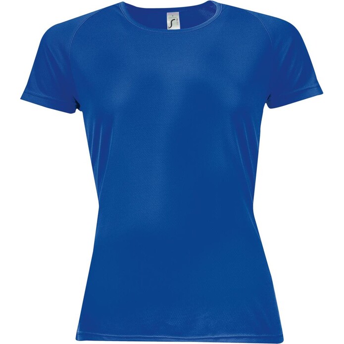 Футболка женская Sporty Women 140 ярко-синяя, размер XS