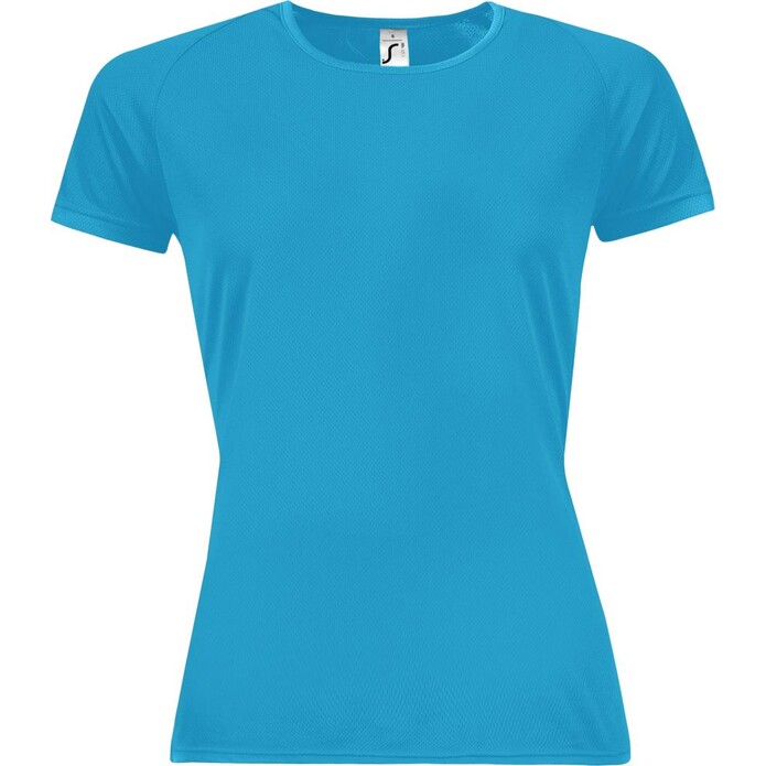 Футболка женская Sporty Women 140 бирюзовая, размер XS