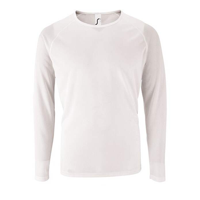 Футболка с длинным рукавом Sporty LSL Men белая, размер XL