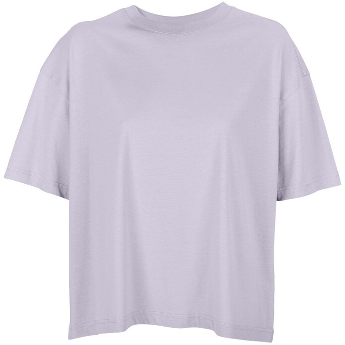 Футболка оверсайз женская Boxy Women, сиреневая, размер M