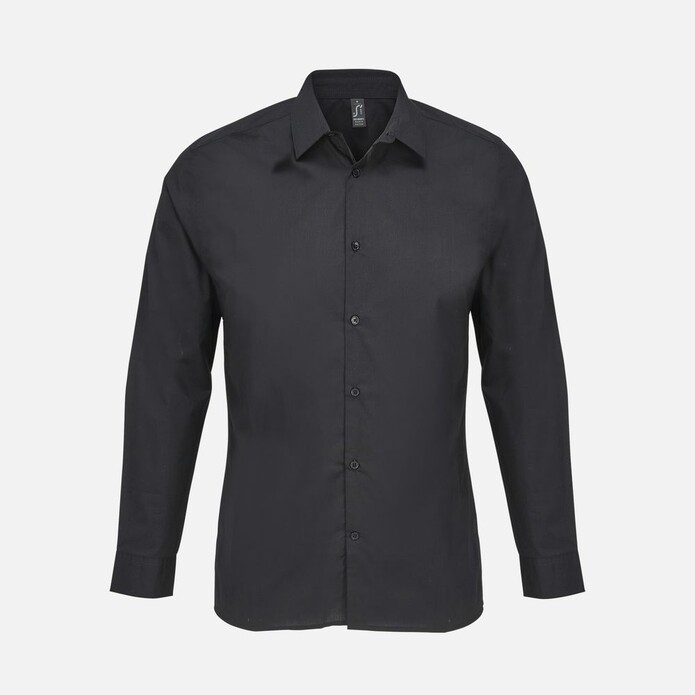 Рубашка мужская Bailey, черная, размер 4XL