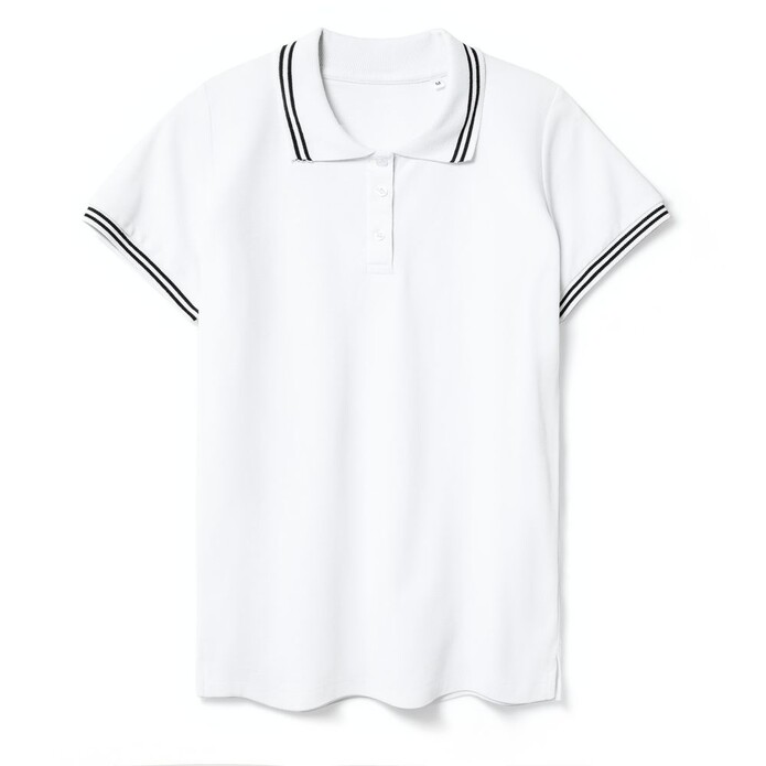 Рубашка поло женская Virma Stripes Lady, белая, размер XL