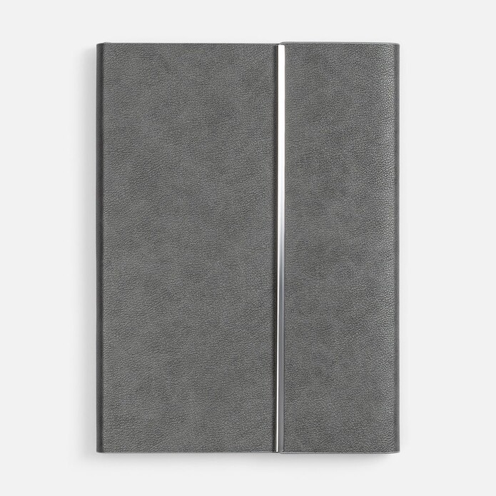 Ежедневник Petrus Flap, недатированный, серый