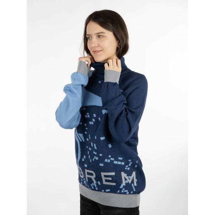 Свитер на заказ Tricksy Net Reglan, полушерсть, размер L