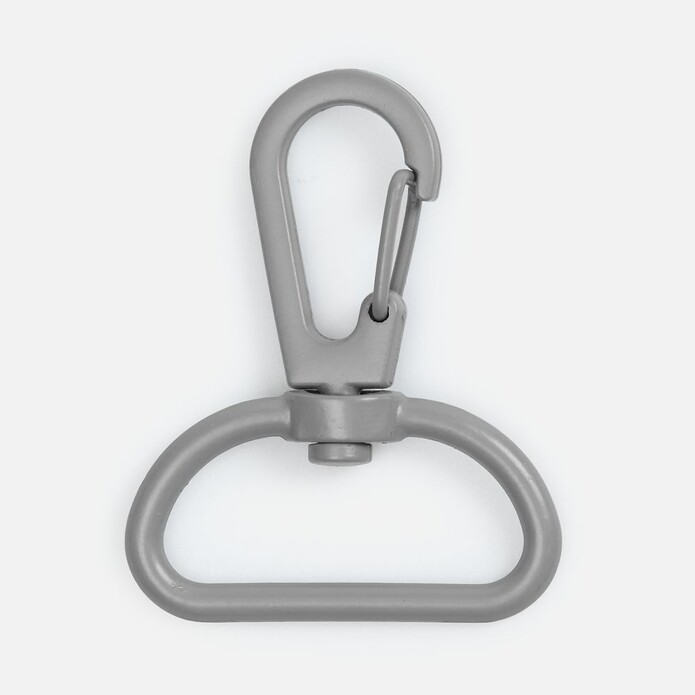 Застежка-карабин Snap Hook, L, серая